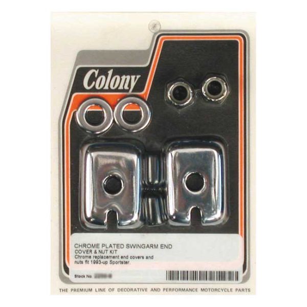 Colony swingarm end cap & nut kit