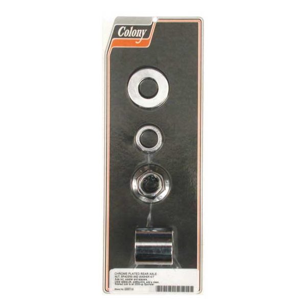 Colony axle spacer kit rear, smooth