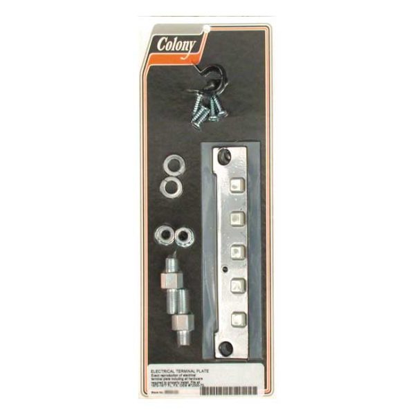 Colony, electrical terminal plate