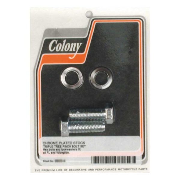 Colony triple tree pinch bolt set