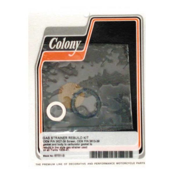 Colony, gas strainer rebuild kit