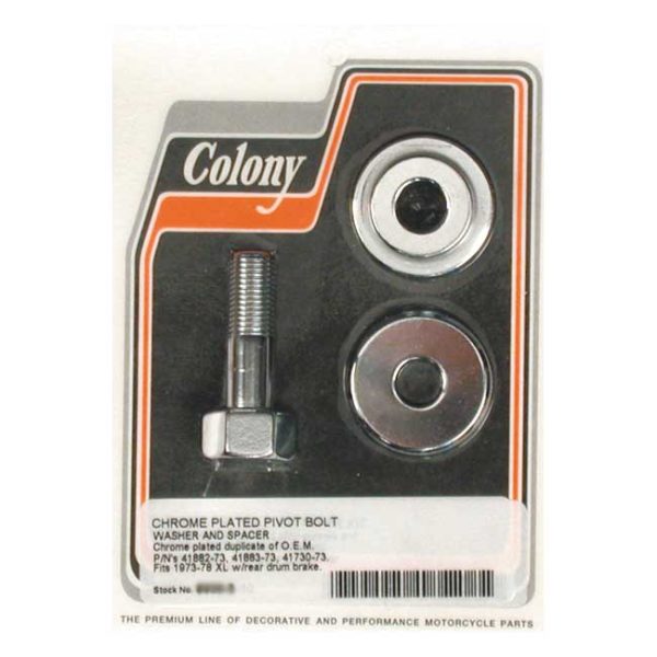 Colony brake anchor pivot bolt kit