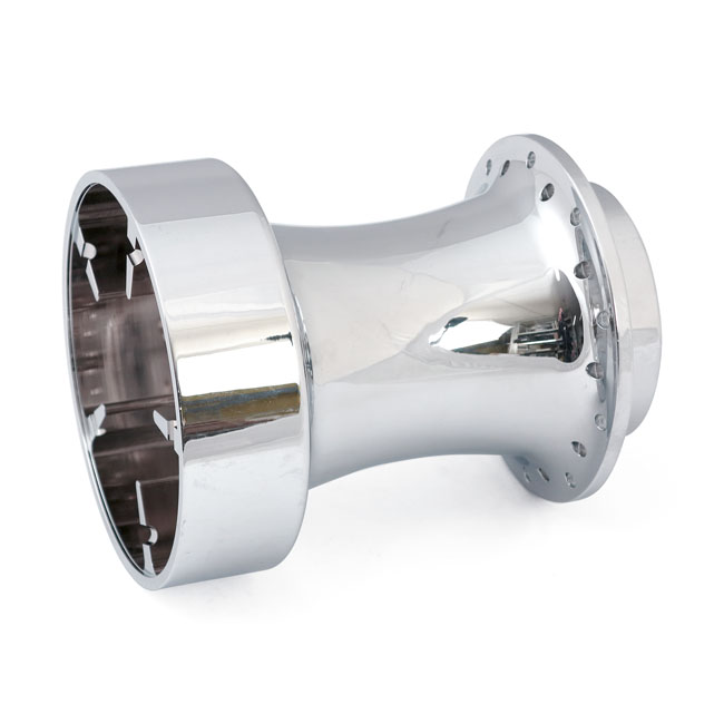 Rear wheel hub. Chrome