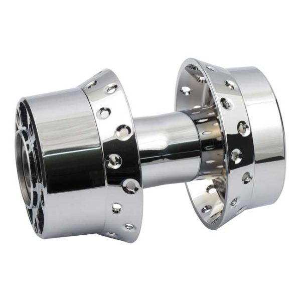 Rear wheel hub, chrome