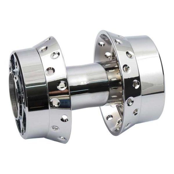 Rear wheel hub, chrome