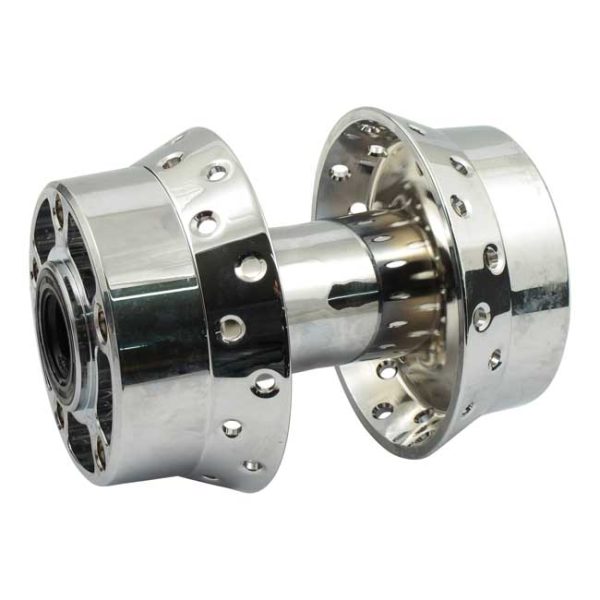Rear wheel hub, chrome