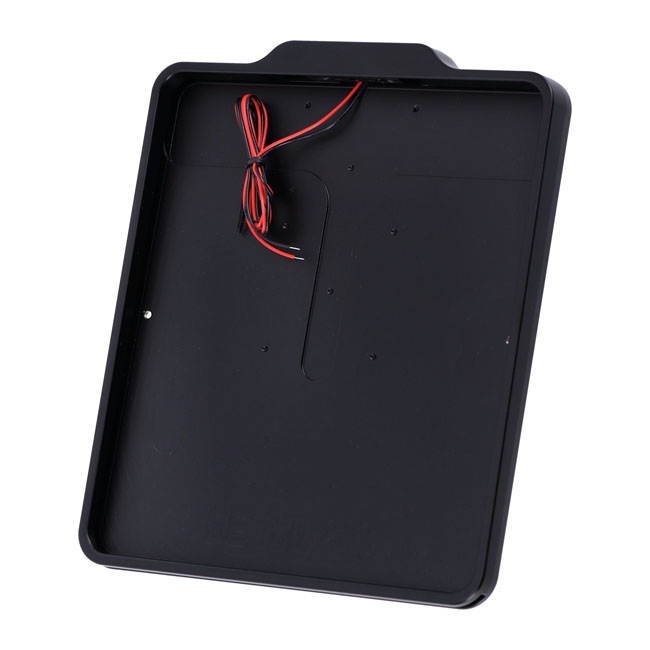 DMP, license plate frame with light 5.0 DE. Matte black