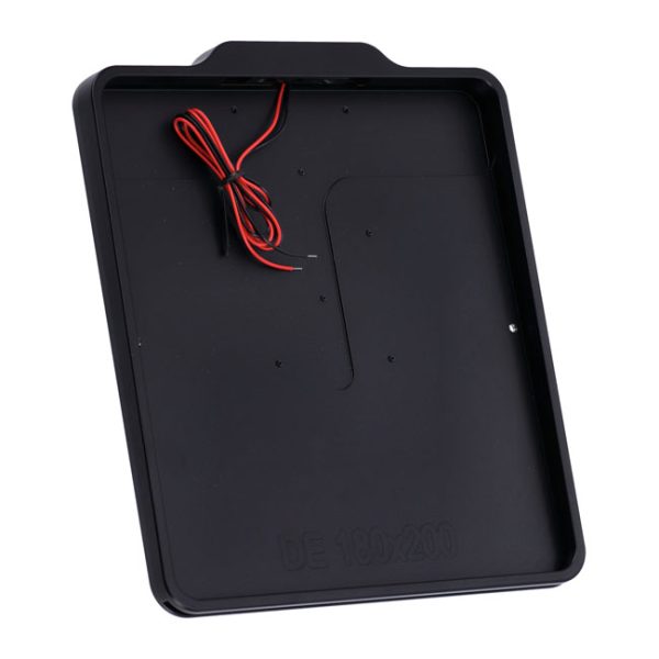 DMP, license plate frame with light 5.0 DE. Matte black