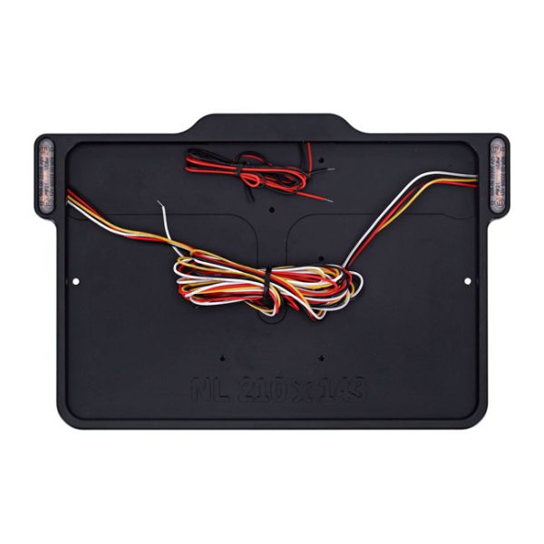 DMP, 3-1 license plate frame 3.0 NL BE. Matte black