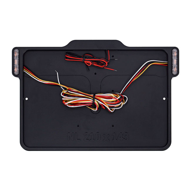 DMP, 3-1 license plate frame 3.0 NL BE. Matte black