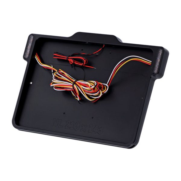 DMP, 3-1 license plate frame 3.0 NL BE. Matte black