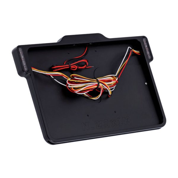 DMP, 3-1 license plate frame 3.0 NL BE. Matte black