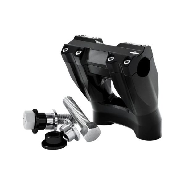 Kraus, Kickback Riser set. 28mm clamp, 127mm rise. Black