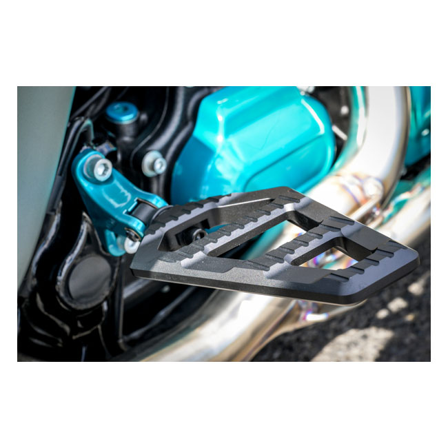 Kodlin, splined rider peg adapter. Black