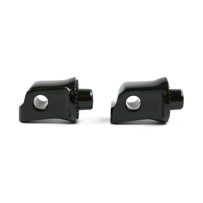 Kodlin, splined passenger peg adapter. Black