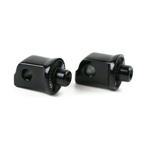 Kodlin, splined passenger peg adapter. Black