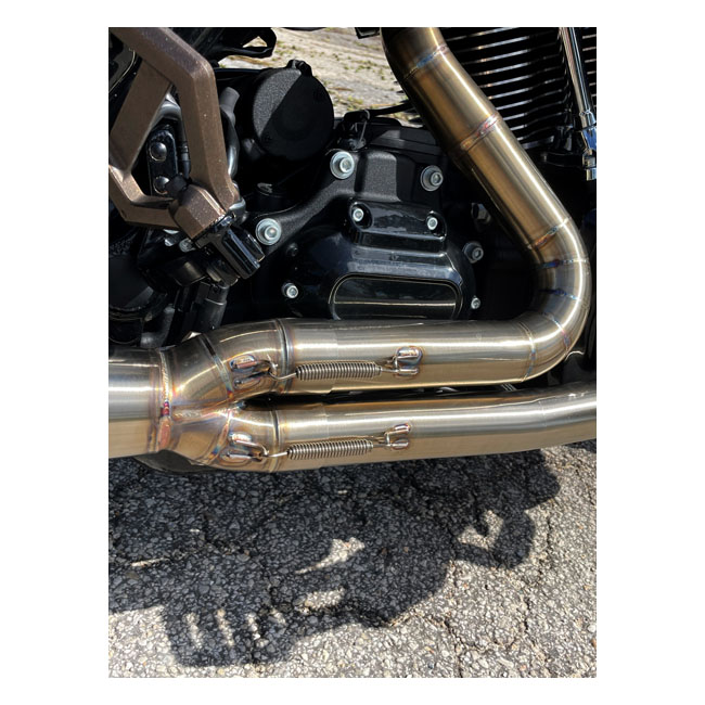 Kodlin, Next Level 2-1 exhaust system. Clear stainless