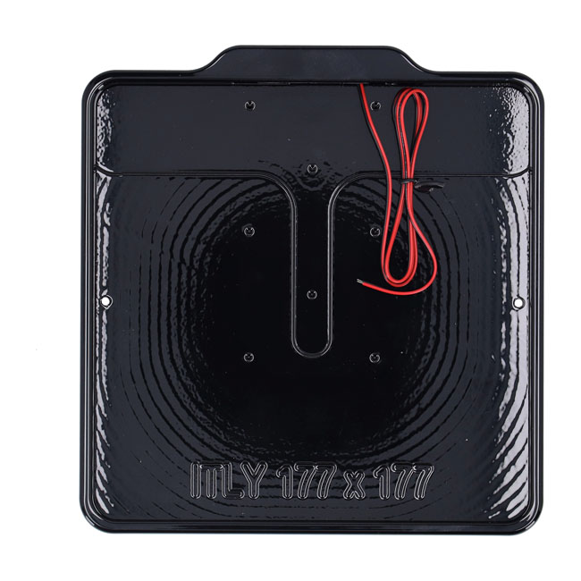 DMP License plate frame. 5.0 Gloss Black Italy