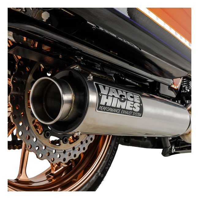 Vance & Hines, 2-1 Supersport exhaust system. Brushed