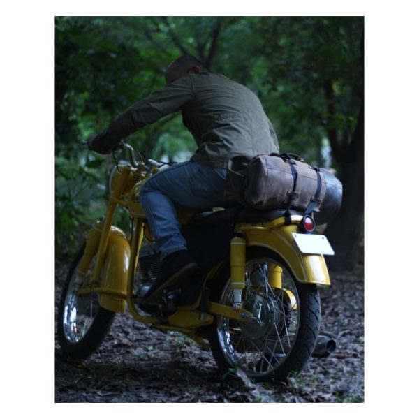 Trip Machine, Military duffle bag. Tobacco brown