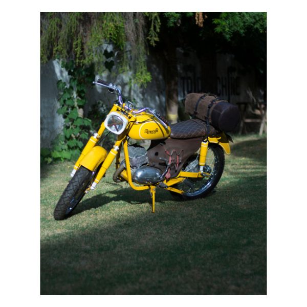 Trip Machine, Military duffle bag. Tobacco brown