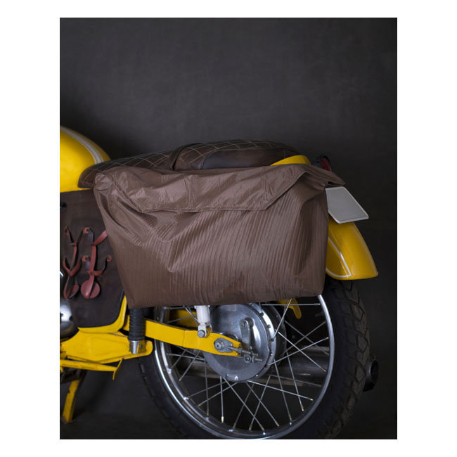 Trip Machine, Outlaw saddlebag. Vintage Tan