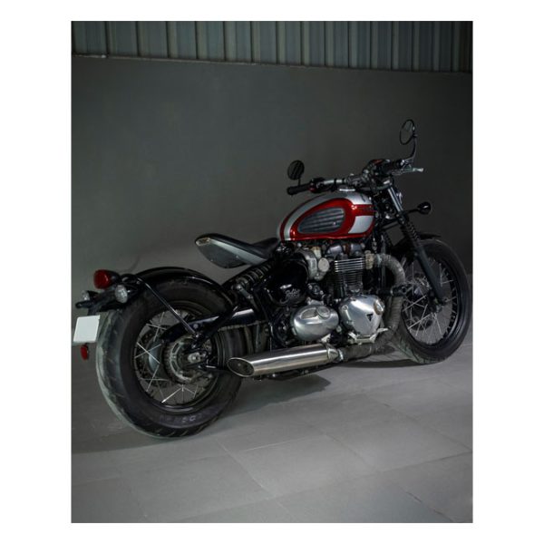 Trip Machine, Classic leather tank pad set. Black