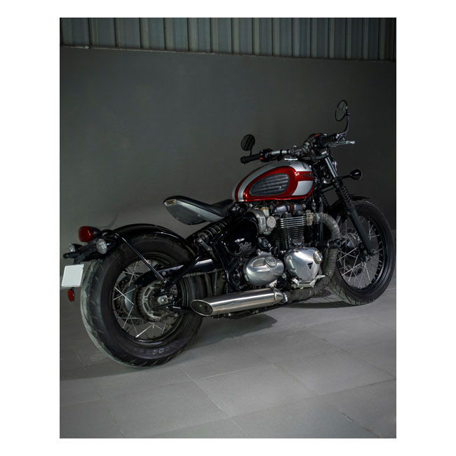 Trip Machine, Classic leather tank pad set. Black