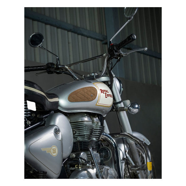 Trip Machine, Mini Diamond tank pads. Tobacco