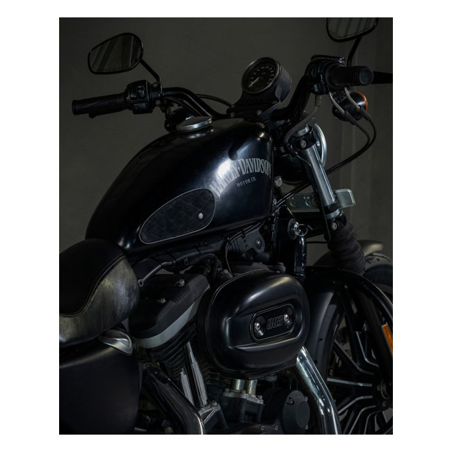 Trip Machine, Mini Diamond tank pads. Black suede