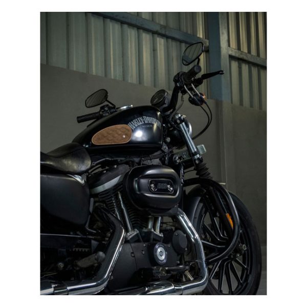 Trip Machine, Mini Diamond tank pads. Tobacco suede