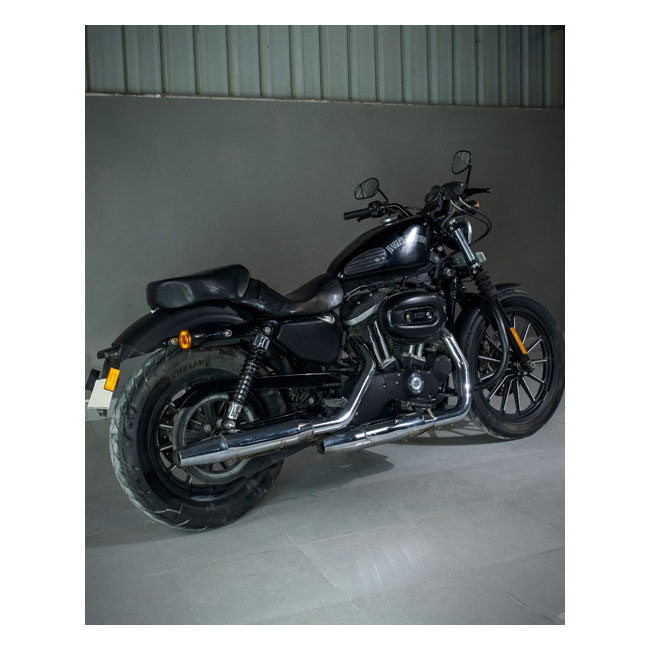 Trip Machine, Mini Classic leather tank pads. Black