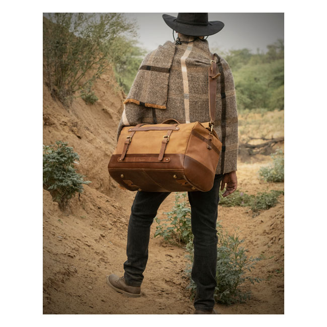 Trip Machine, Outlaw duffle bag. 50 liter. Vintage tan