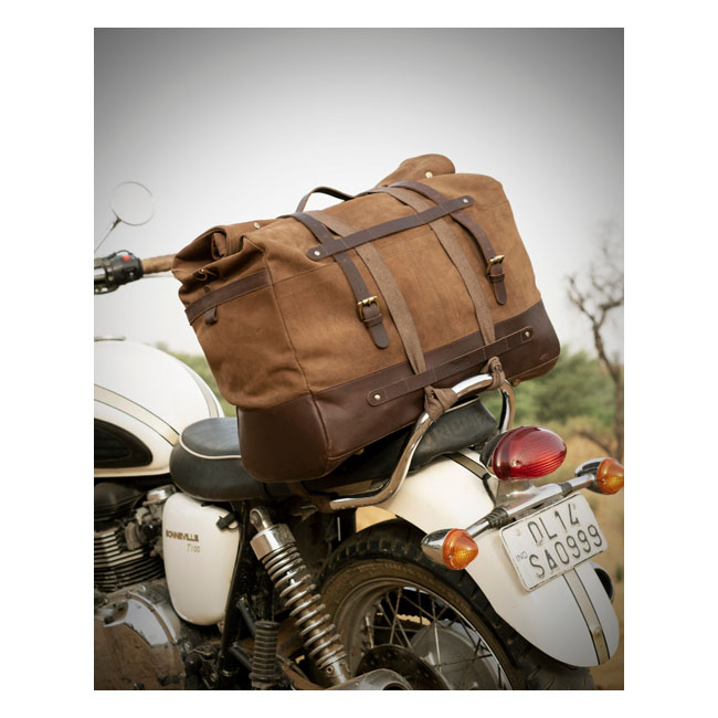 Trip Machine, Outlaw Rogue duffle bag. 70 liter. Tobacco