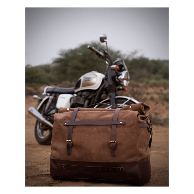 Trip Machine, Outlaw Rogue duffle bag. 70 liter. Tobacco