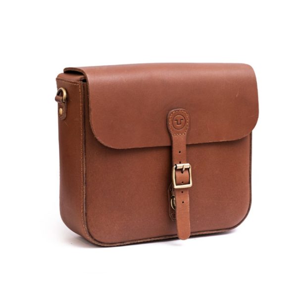 Trip Machine, 'Classic' saddlebag. Cognac brown