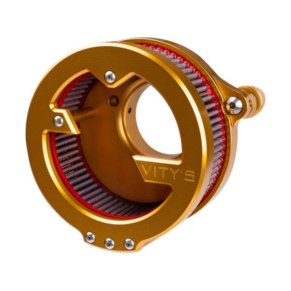 Vity's Design, 'Massive' air cleaner assembly. Gold