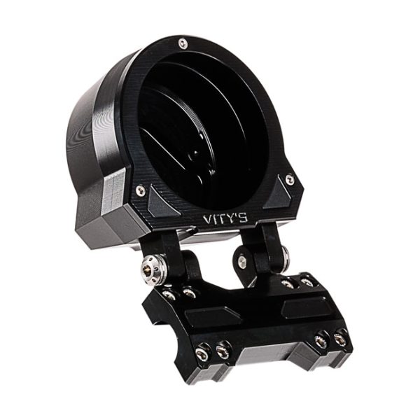 Vity's Design, adjustable single gauge holder. Black