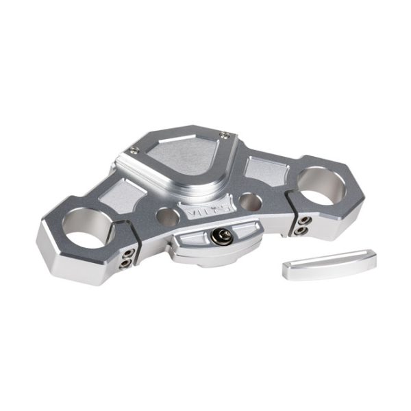 Vity's Design, Racing Design top triple tree. Lock. Silver