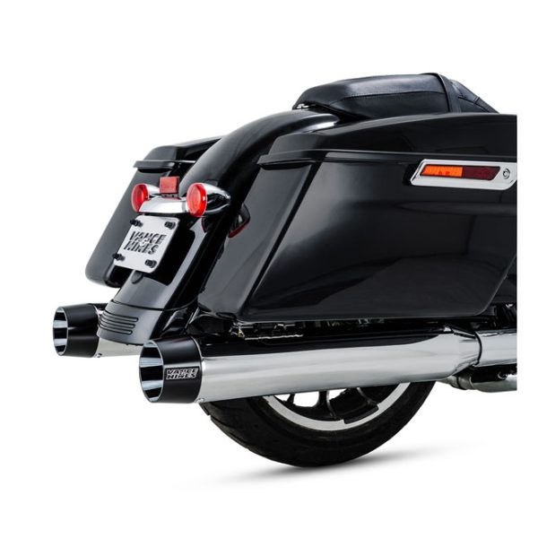 Vance & Hines, Blackbird 450 slip-on mufflers. Chrome