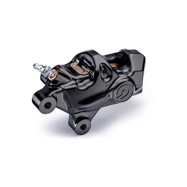 Brembo, 484 custom bolt-on caliper. Left front. Black