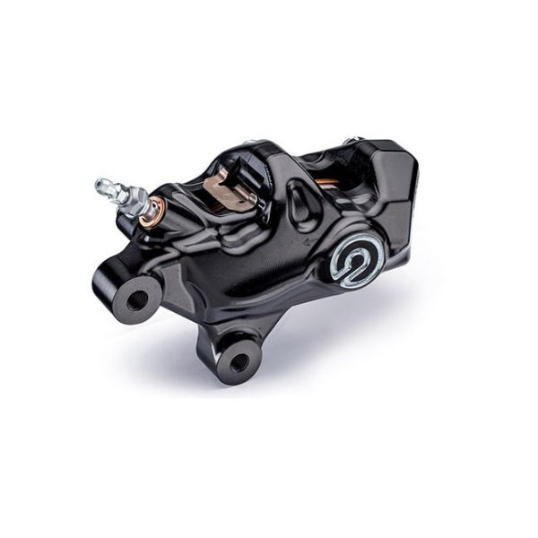 Brembo, 484 custom bolt-on caliper. Left front. Black