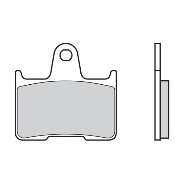 Brembo, brake pad set. Sintered. Rear