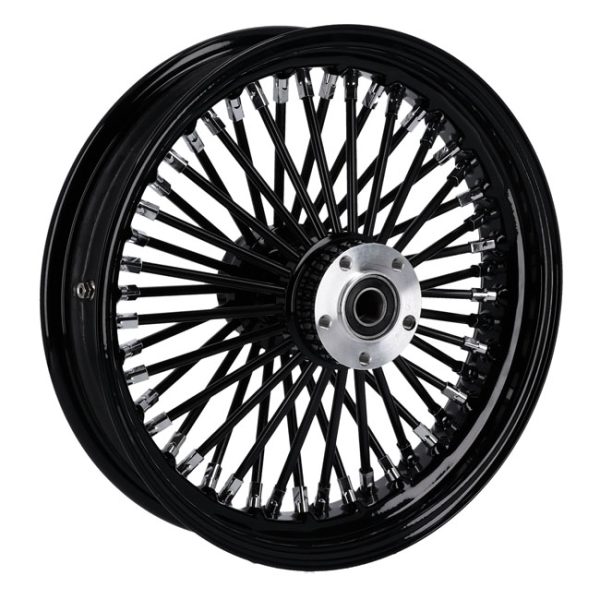 MCS radial 48 fat spoke rear wheel 3.50 x 16 black