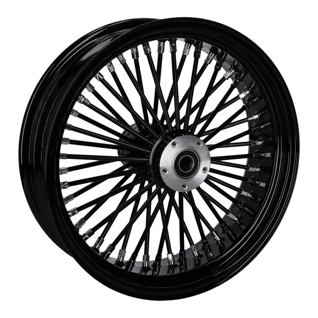 MCS radial 48 fat spoke rear wheel 5.50 x 18 black