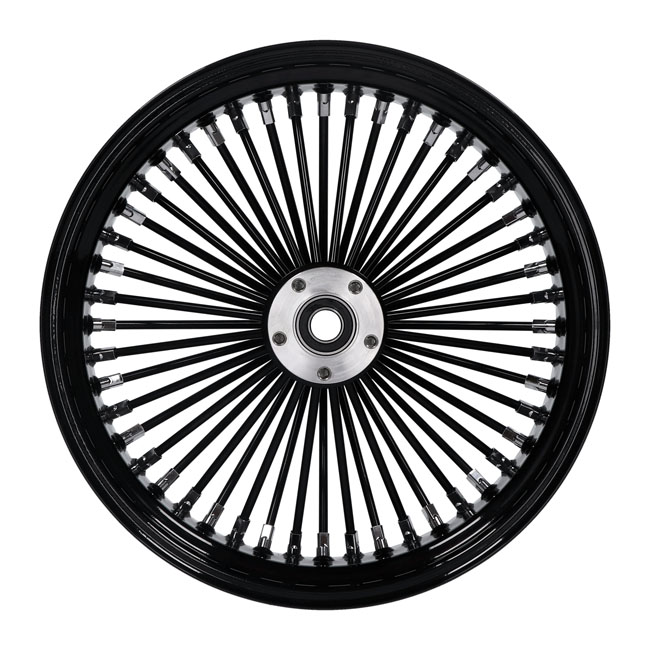 MCS radial 48 fat spoke rear wheel 5.50 x 18 black