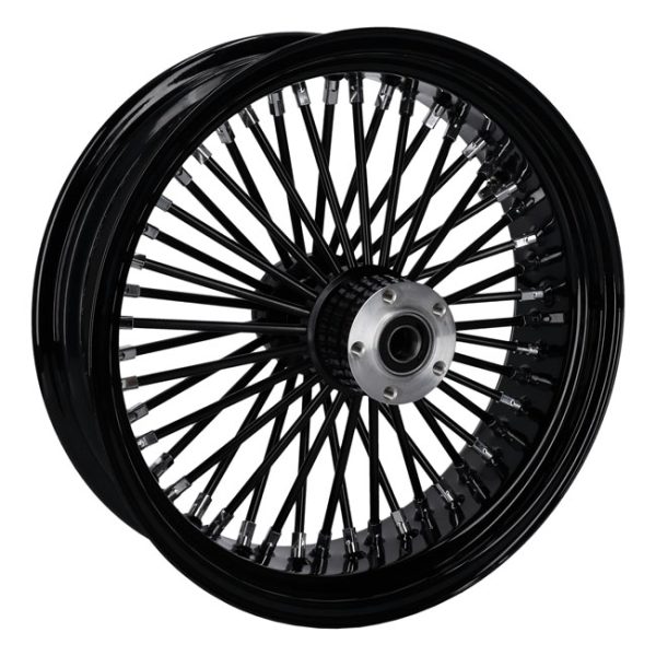 MCS radial 48 fat spoke rear wheel 5.50 x 18 black