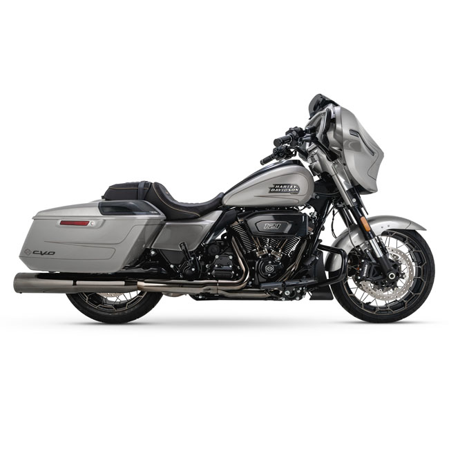 Vance & Hines, Hi-Output 4.5" slip-on mufflers. Dark chrome