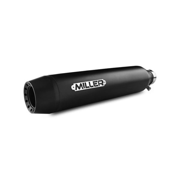 *2 WEEKS EXTRA TRANSIT TIME* Miller, Omaha Euro 5 Slip-On mufflers. Matte Black