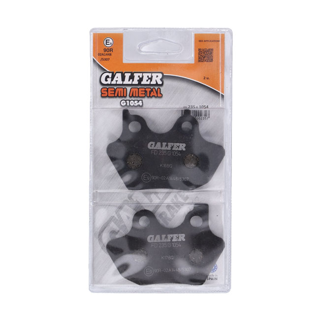 Galfer, brake pads. G1054 Semi Metal. Front